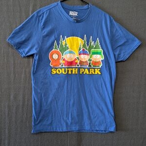 South Park Blue T-shirt - Size L
